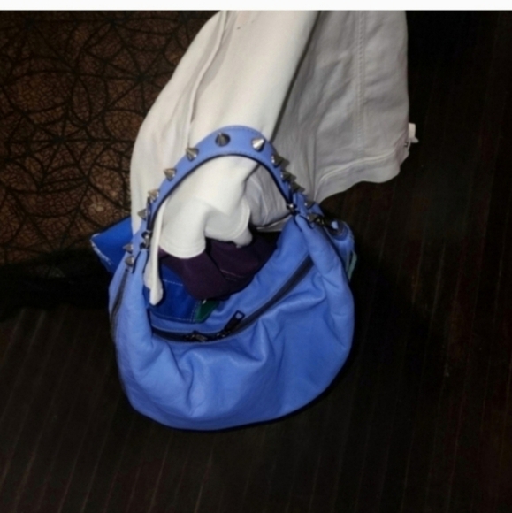 🍂🍁RARE!!!REBECCA MINKOFF TWILIGHT SKY BAILEY HOBO BAG - Picture 2 of 14
